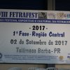VIII FETRAFEST - 02/09/2017 - 1ª Fase - Região Central em Telêmaco Borba